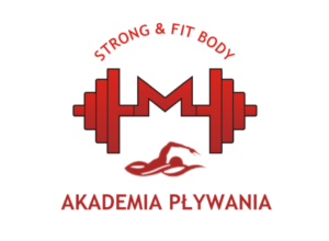 grafika przedstawia logo firmy Strong&Fit Body Akademia Pływania Mariusz Lichodziejewski